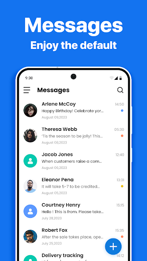 Messages App Screenshot 0