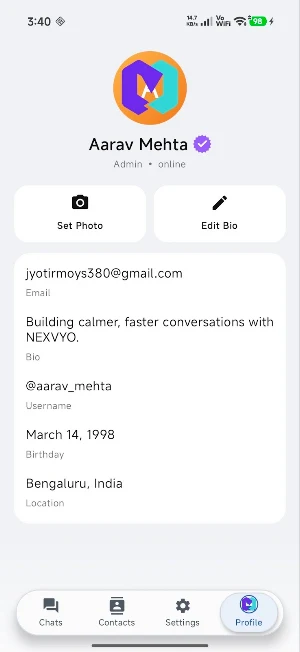 NEXVYO Screenshot 1