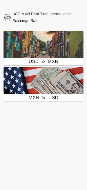 USD to MXN Screenshot 0