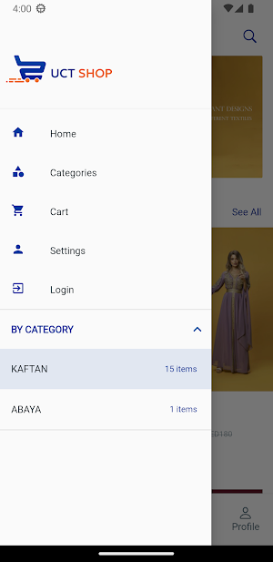UCT Shop Screenshot 2