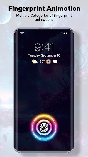 Fingerprint Live Animation App Screenshot 2