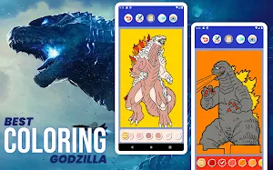 Godzilla Coloring Book Game Screenshot 2