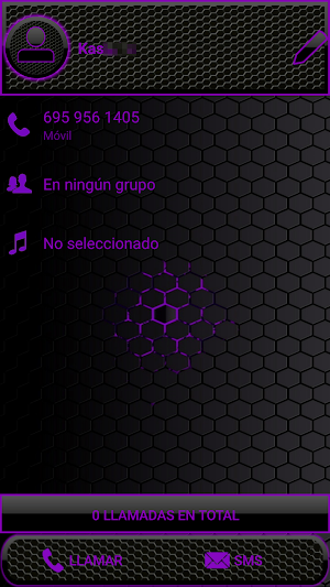 THEME DARKSPACE PURLE EXDIALER Screenshot 2