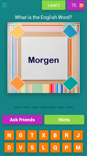 German to English Quiz Game Screenshot 3