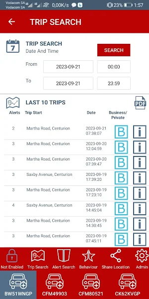 Vodatrack Screenshot 1