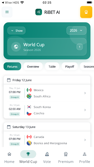 RiBET AI – Footbal Predictions Screenshot 3