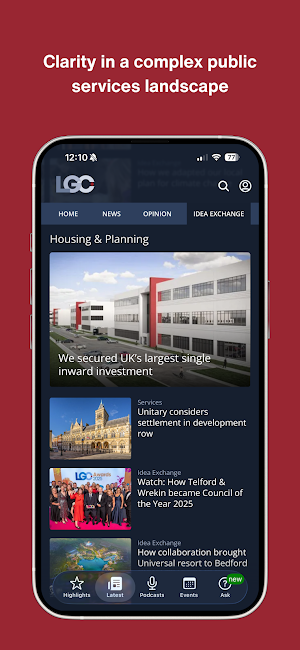 Local Government Chronicle LGC Screenshot 3