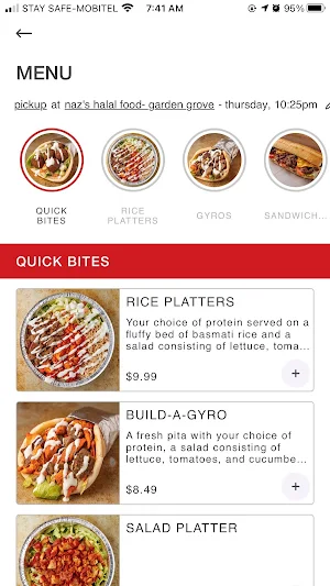 Naz's Halal Food Screenshot 2