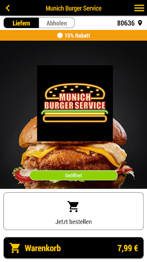 Munich Burger Service Screenshot 0