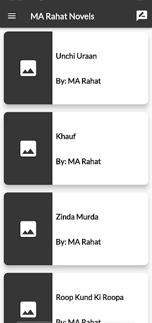 MA Rahat All Novels Screenshot 1