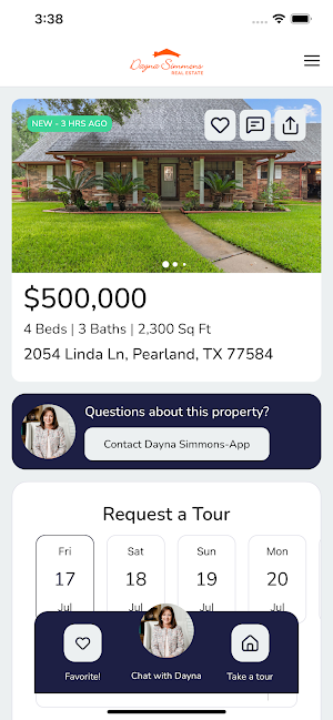 Dayna Simmons Real Estate Screenshot 2