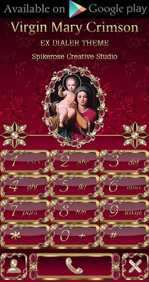 Virgin Mary Crimson Go Locker theme Screenshot 3