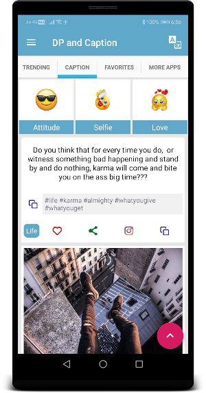DP and Caption Screenshot 2