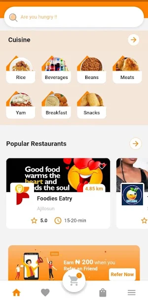 Foodies: Online Food Delivery Screenshot 1