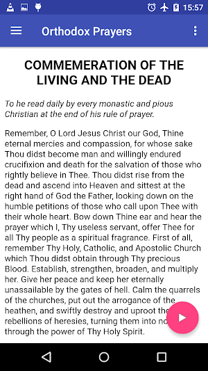 Orthodox Daily Prayers Screenshot 1