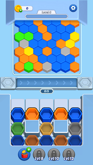 Hexa Loop: Color Sort Screenshot 1