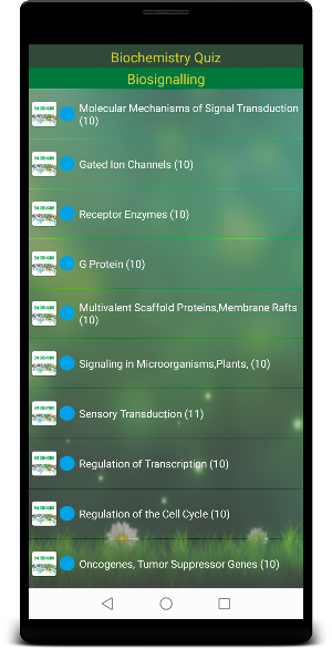Biochemistry Quiz Screenshot 1