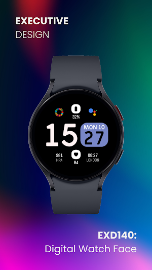 EXD140: Digital Watch Face Screenshot 3