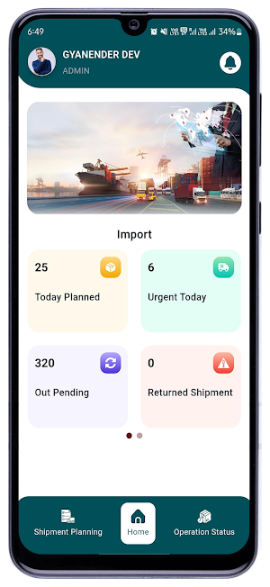 CCCL Shipment Status Screenshot 2