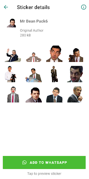 Mr Bean Stickers Screenshot 3