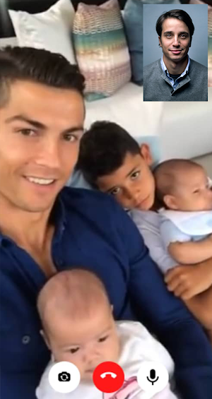 C. Ronaldo Fake Chat & Video Call Screenshot 2
