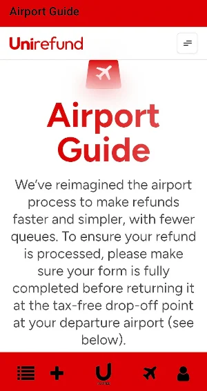 Unirefund Screenshot 3
