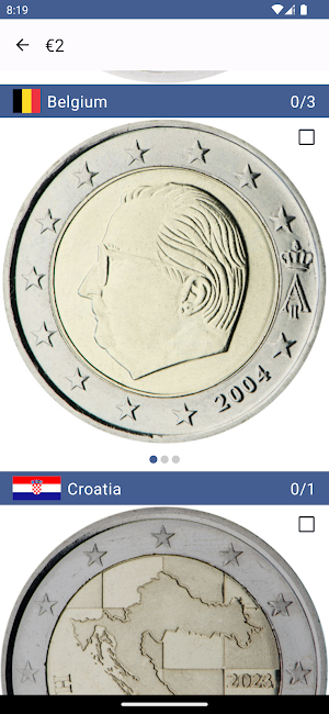 Numisma: Euro coins Screenshot 3