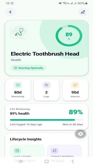 LifeSpan: Maintenance Tracker Screenshot 3