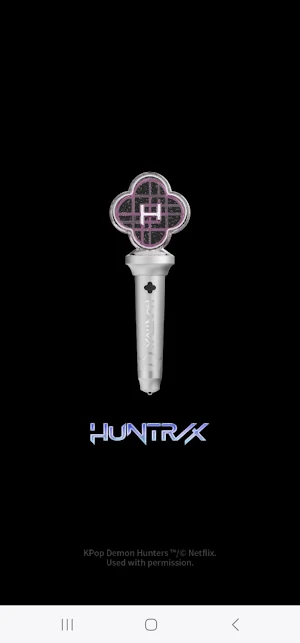 HUNTRIX OFFICIAL LIGHT STICK Screenshot 0