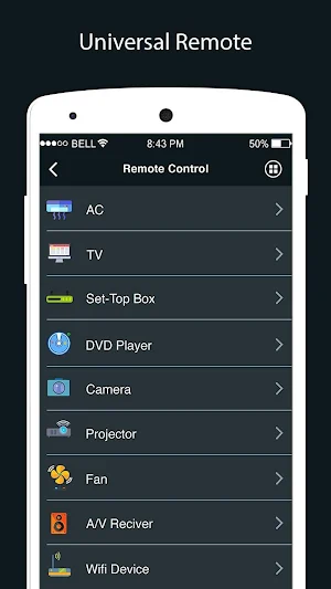 AC Remote Control - Universal Remote Control Screenshot 0