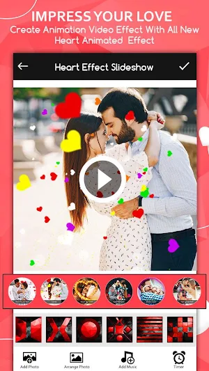 Love Video Maker : Photo Slideshow With Music Screenshot 0