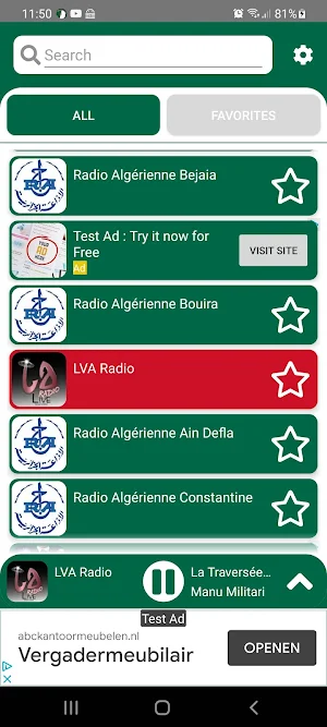 Algeria Radio – Algerian AM & FM Radio Tuner Screenshot 1