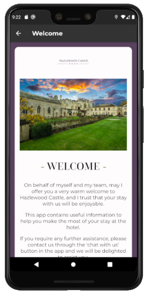 Hazlewood Castle Hotel Screenshot 1