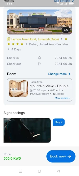 TravelKwt Screenshot 2