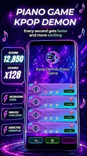 Kpop Demon - Piano Game Screenshot 0