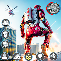 Iron Superhero : Flying Robot