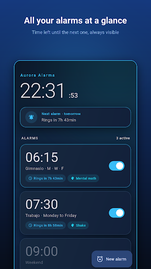 Aurora Alarma: Wake Up Clock Screenshot 0