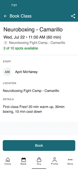 Neuroboxing Fight Camp Screenshot 2