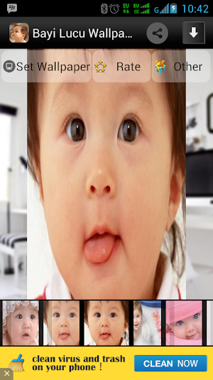 Bayi Lucu Wallpaper Screenshot 0