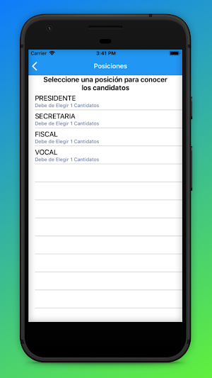 Elecciones ASOTSE Screenshot 3