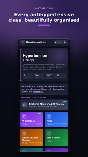 Hypertension Drugs Screenshot 0