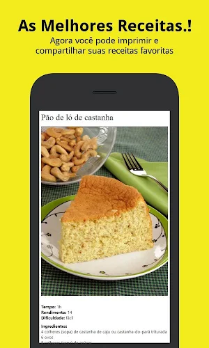Receitas de Pão de ló profissional Fácil Screenshot 2