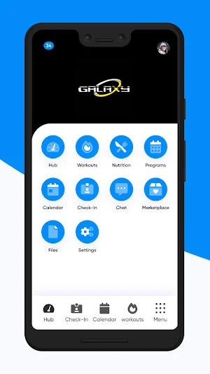 Galaxy Fitness Screenshot 0