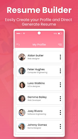 Resume Builder : CV Maker Screenshot 3