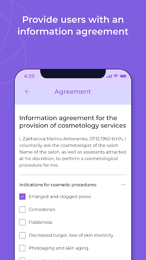 Skinrec - Cosmetologist Asst. Screenshot 1