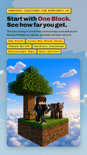 One Block Minecraft Skyblock Screenshot 0