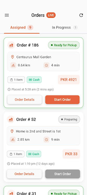 ResOS Delivery Screenshot 2