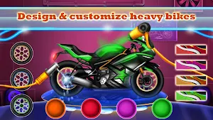 Sports Motorcycle Factory: Motorbike Builder Games Screenshot 2