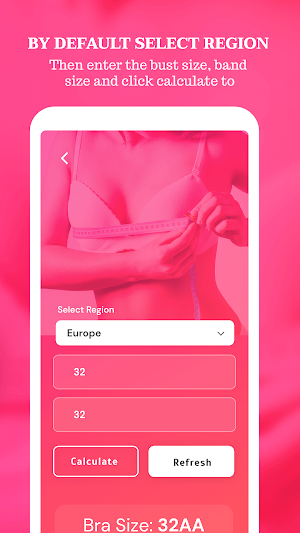 Bra Size Calculator Screenshot 2