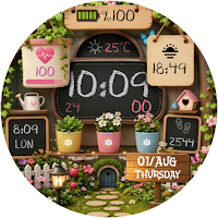 VJ-LITTLE GARDEN WATCH FACE